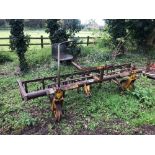 Interrow 9ft steerage hoe, linkage mounted