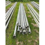 12No T-connector 4" irrigation pipes
