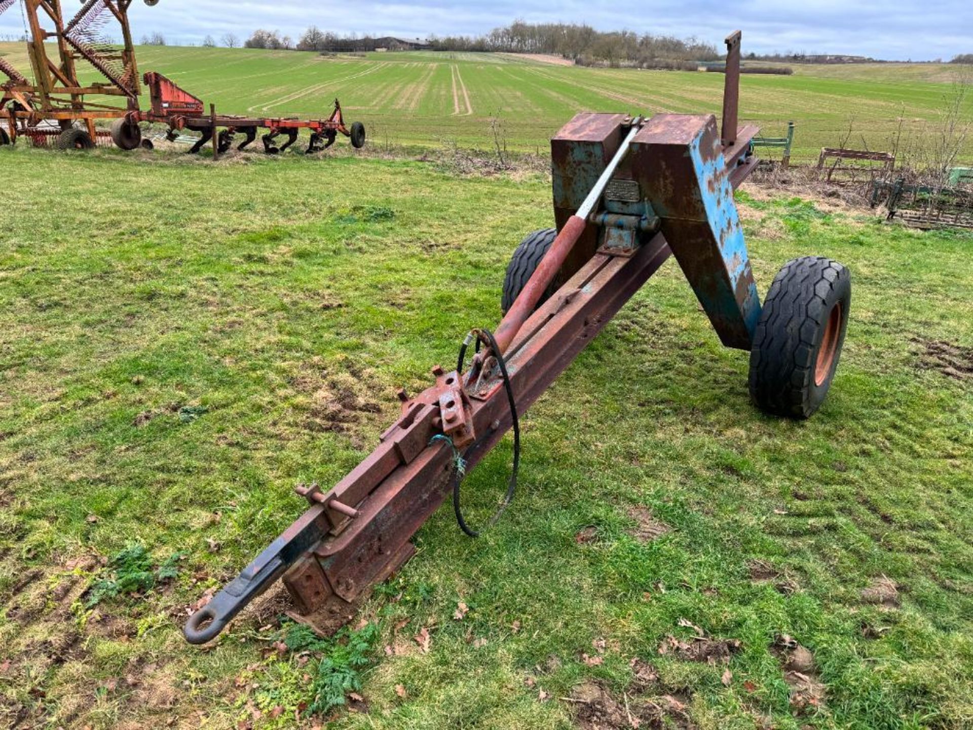 G Miles & Son single leg trailed mole plough - Image 3 of 4