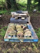 quantity Stone parts and building materials