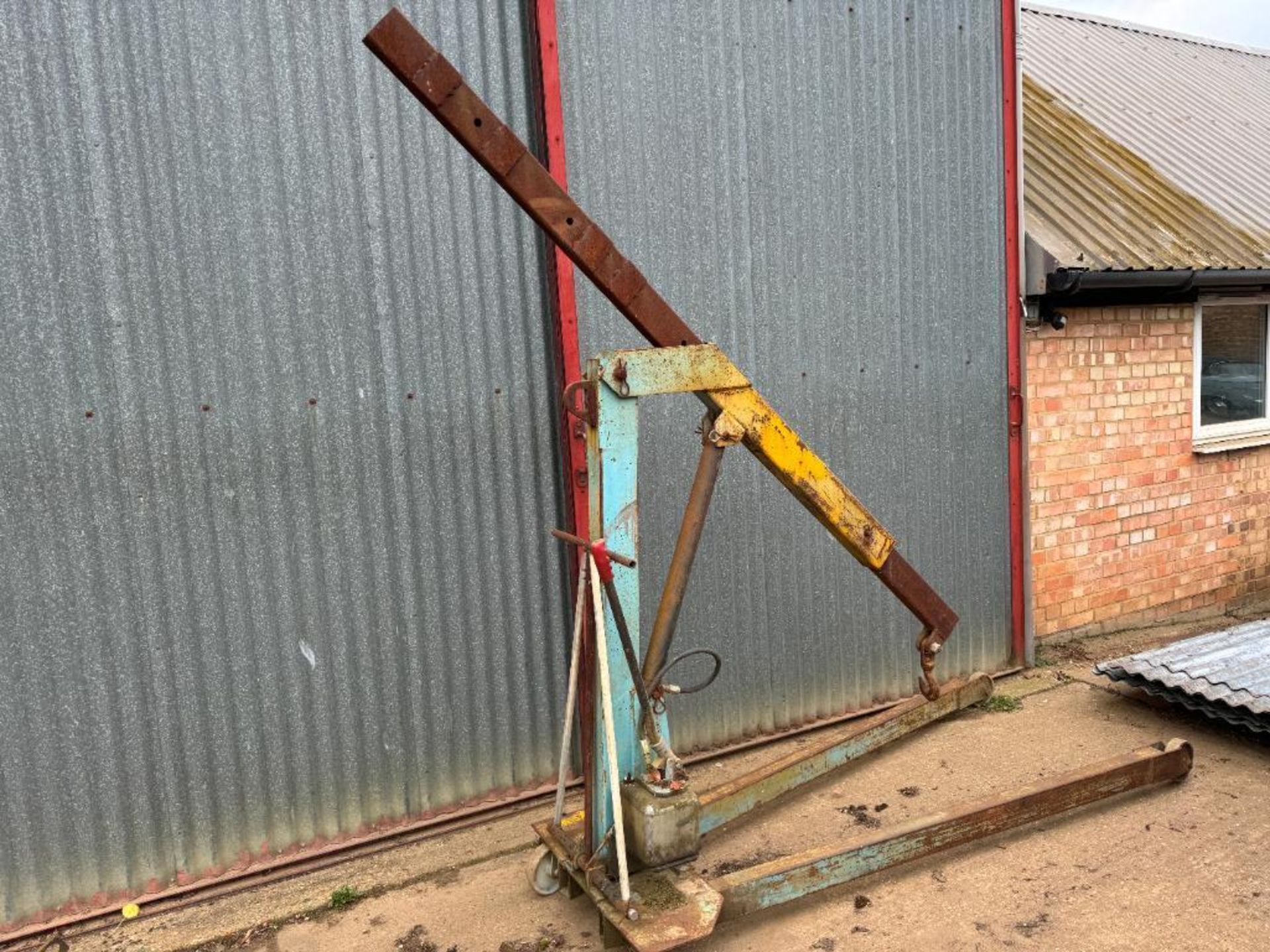 P W Dilloway Ltd 1t workshop crane. Serial No: 509/10 - Image 2 of 3