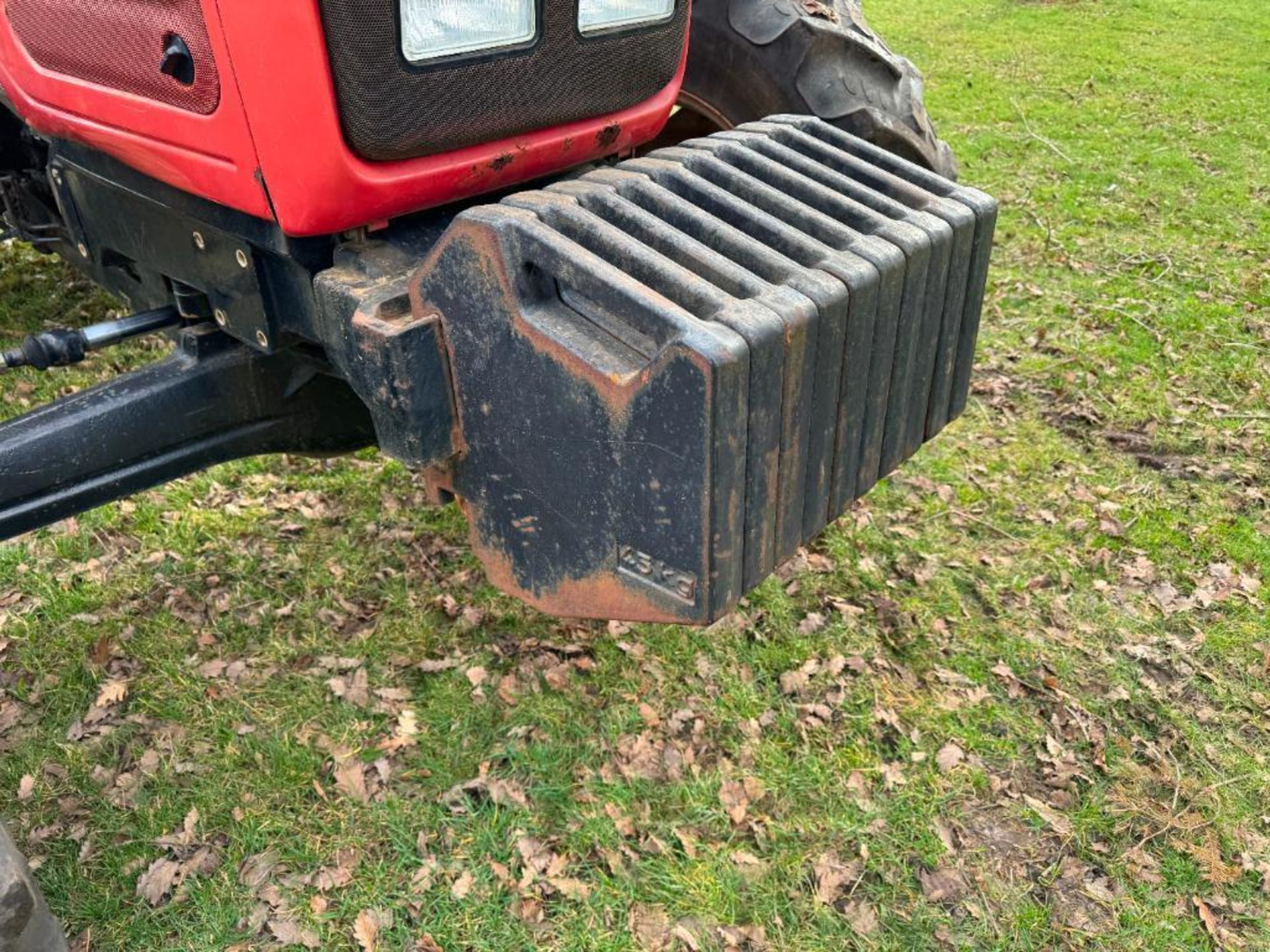 2002 Massey Ferguson 6270 Power Control 4wd tractor with 3 manual spools, 10No front wafer weights o - Image 23 of 26