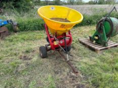 Wessex FS270T ATV trailed salt spreader single axle. Serial No: 0581618