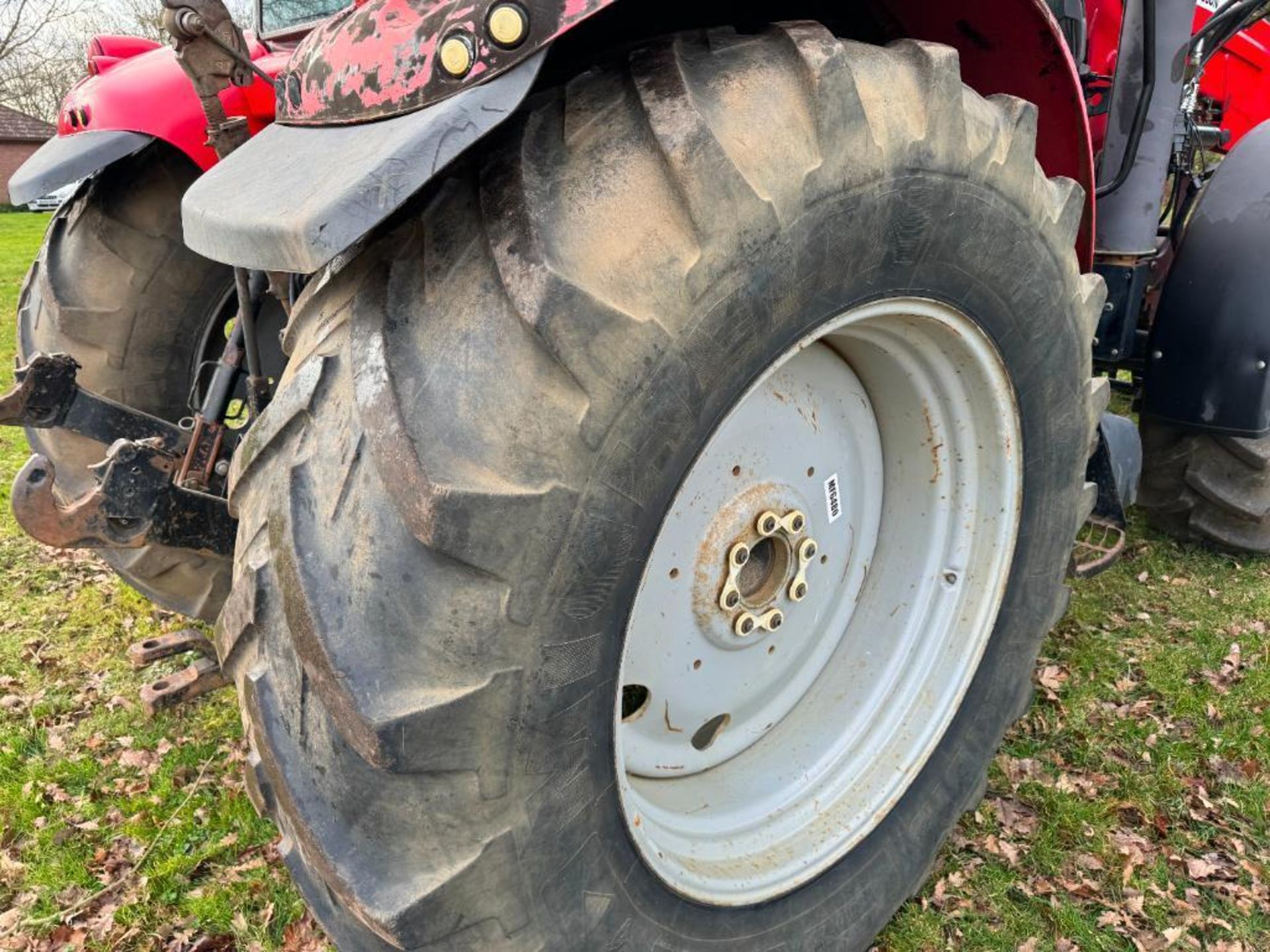 2005 Massey Ferguson 6480 Dynashift 4wd 40kph tractor with 3 manual spools, 10No front wafer weights - Bild 19 aus 26