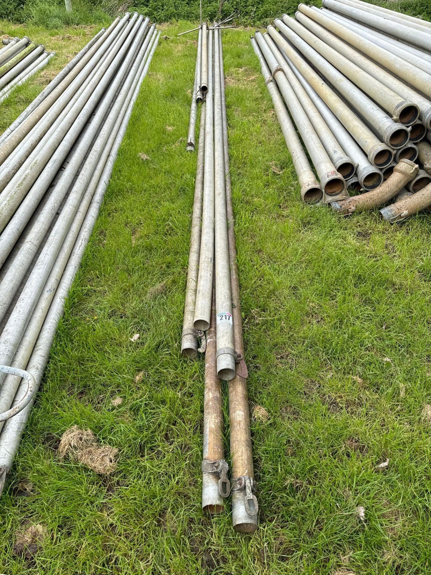 8No 3" irrigation pipes - Image 2 of 2