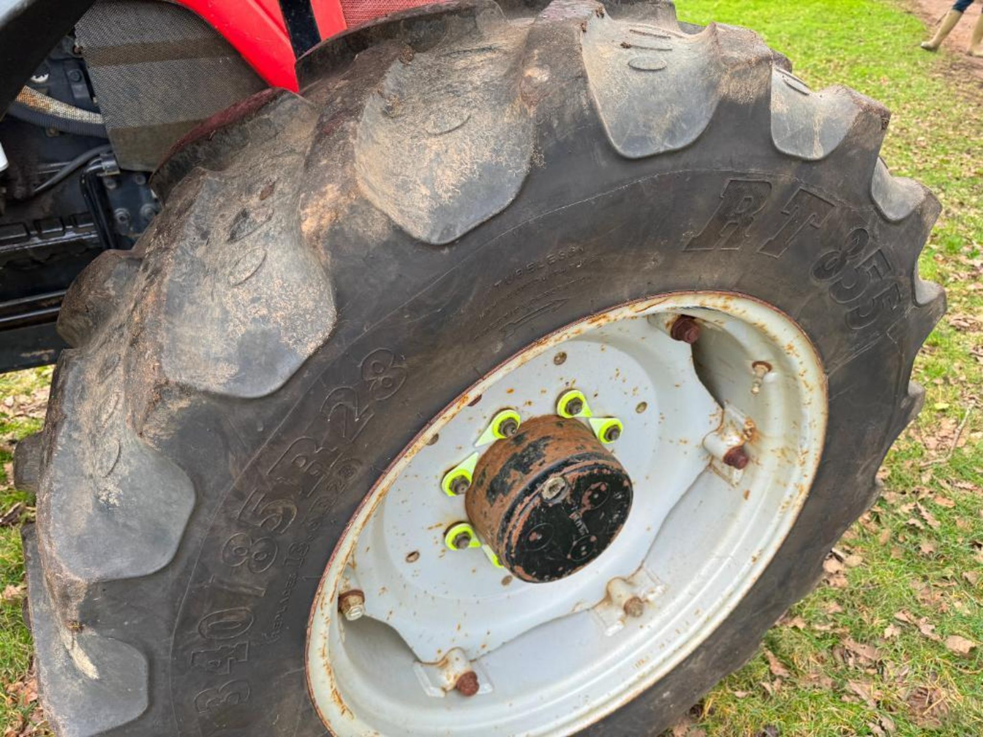 2002 Massey Ferguson 6270 Power Control 4wd tractor with 3 manual spools, 10No front wafer weights o - Bild 17 aus 26