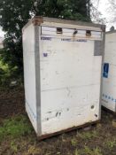 Chill Express storage container used for oil storage, 1.2m x 1.4m x 2.1m