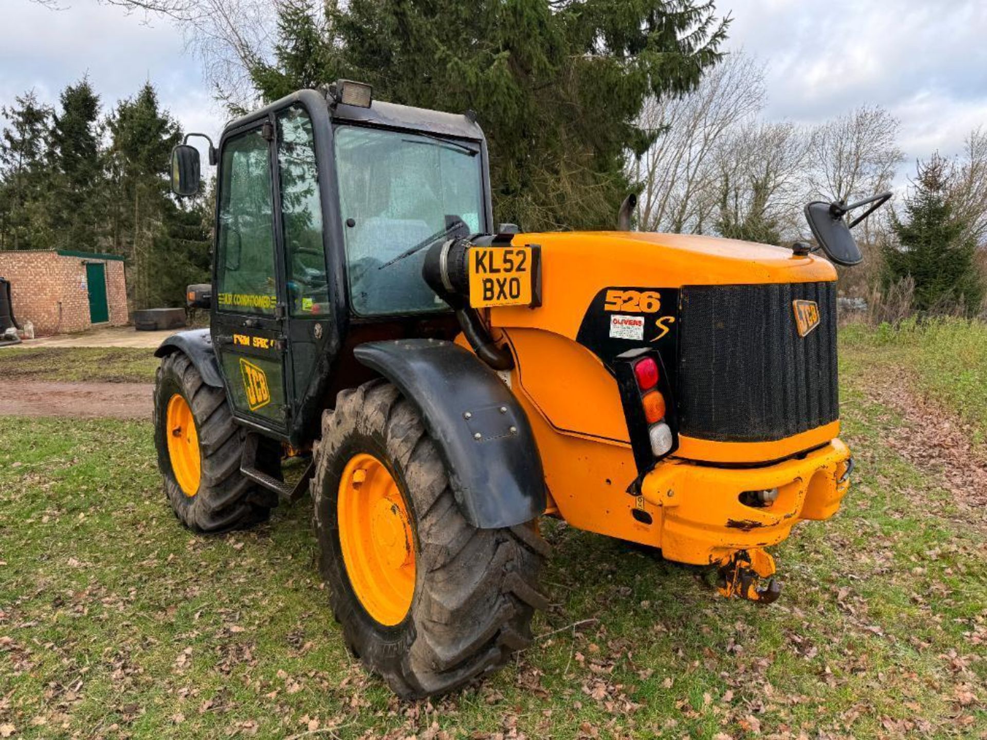2002 JCB 526S Farm Special Loadall with Q-fit headstock and pallet tines, air conditioned cab and PU - Bild 15 aus 20