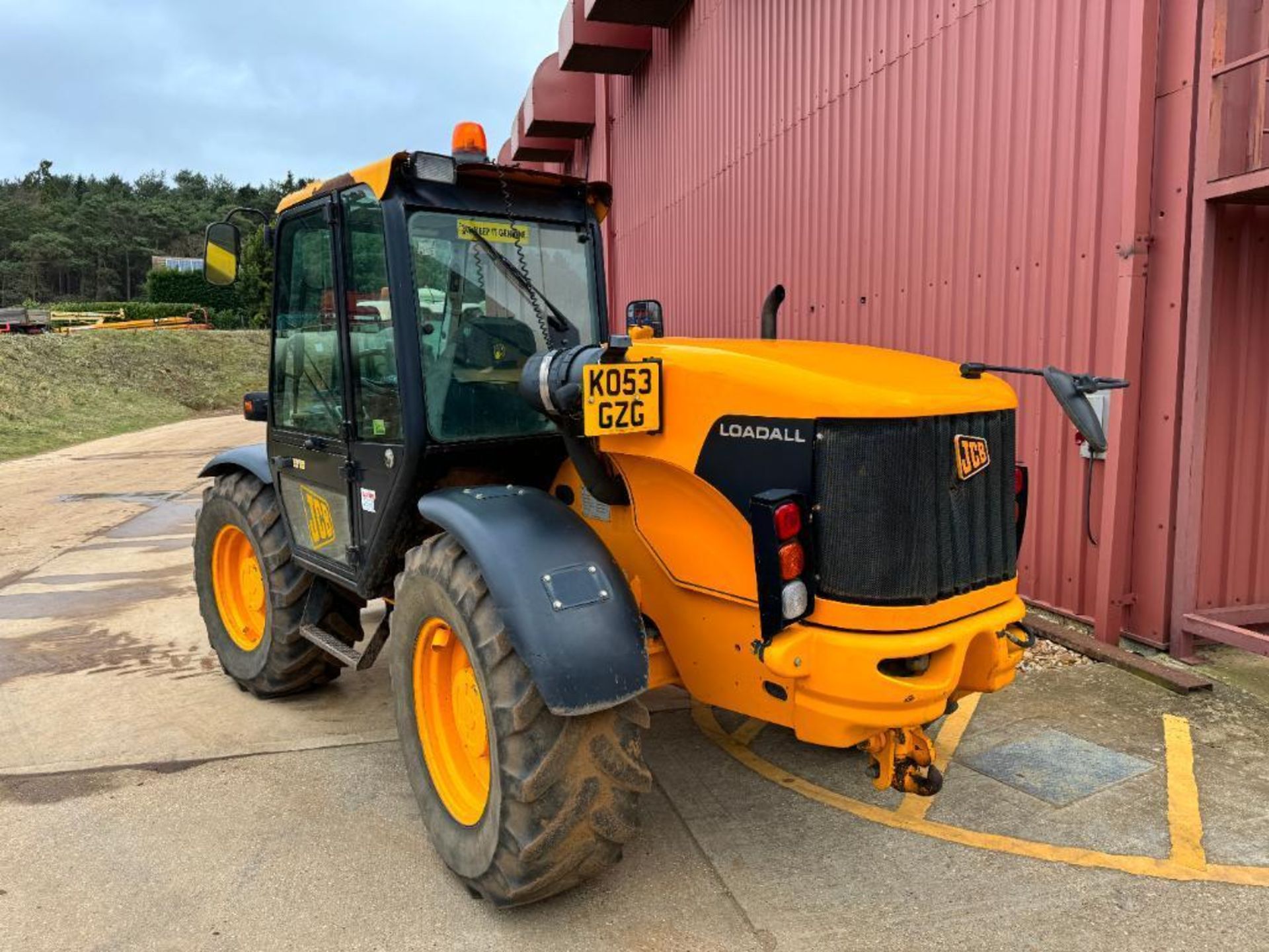 2004 JCB 526S Farm Special Loadall with Q-fit headstock and pallet tines, air conditioned cab and PU - Bild 9 aus 16