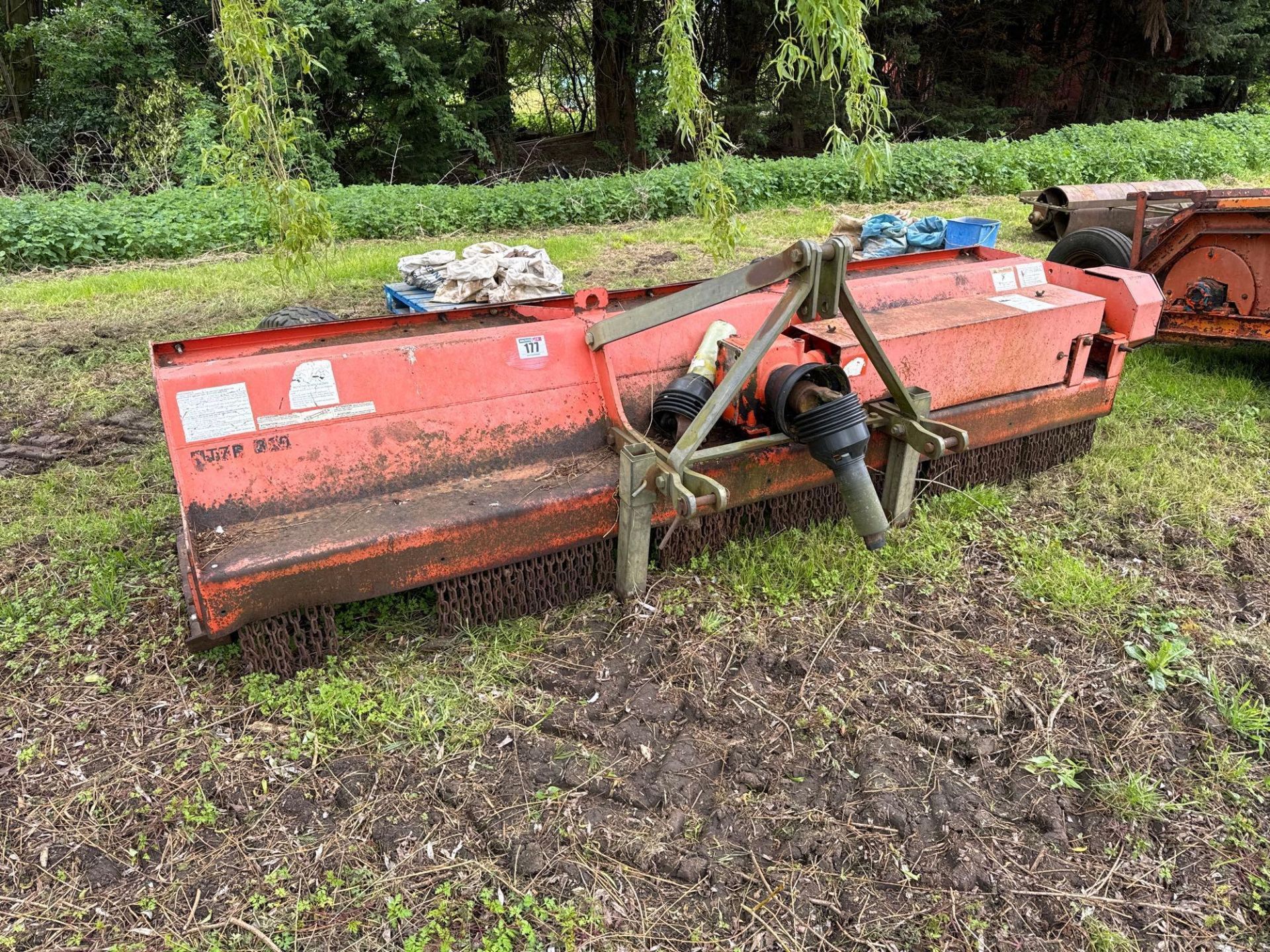 1993 Muratori MT7P 320 3.2m flail mower with spares blades. Serial No: 48503