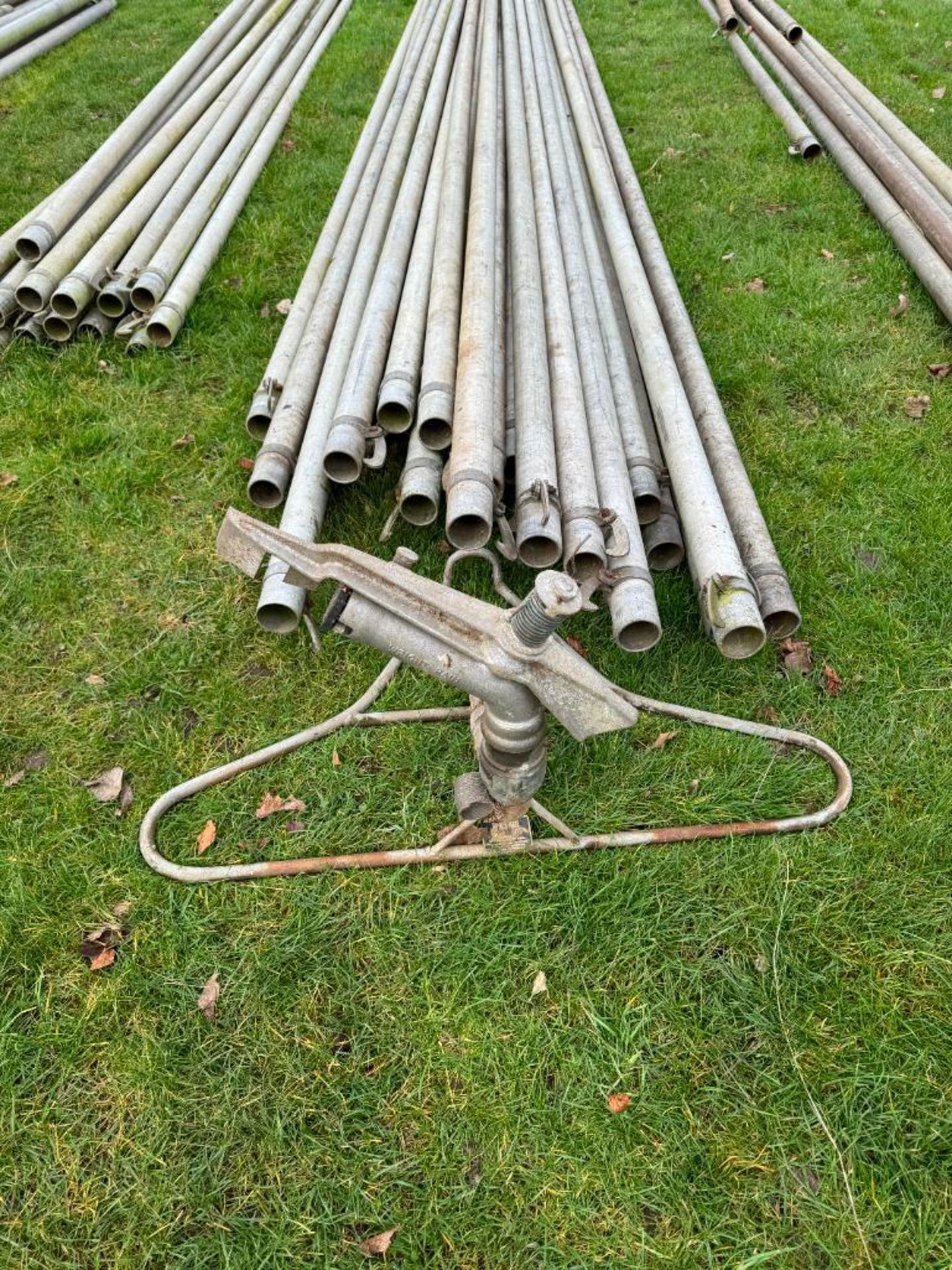 27No 3" irrigation pipes 9m with single sprinkler - Image 2 of 3