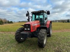 2002 Massey Ferguson 6270 Power Control 4wd tractor with 3 manual spools, 10No front wafer weights o