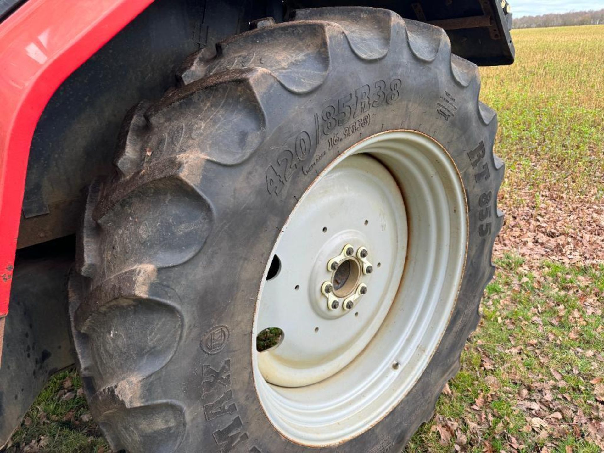 2002 Massey Ferguson 6270 Power Control 4wd tractor with 3 manual spools, 10No front wafer weights o - Bild 11 aus 26