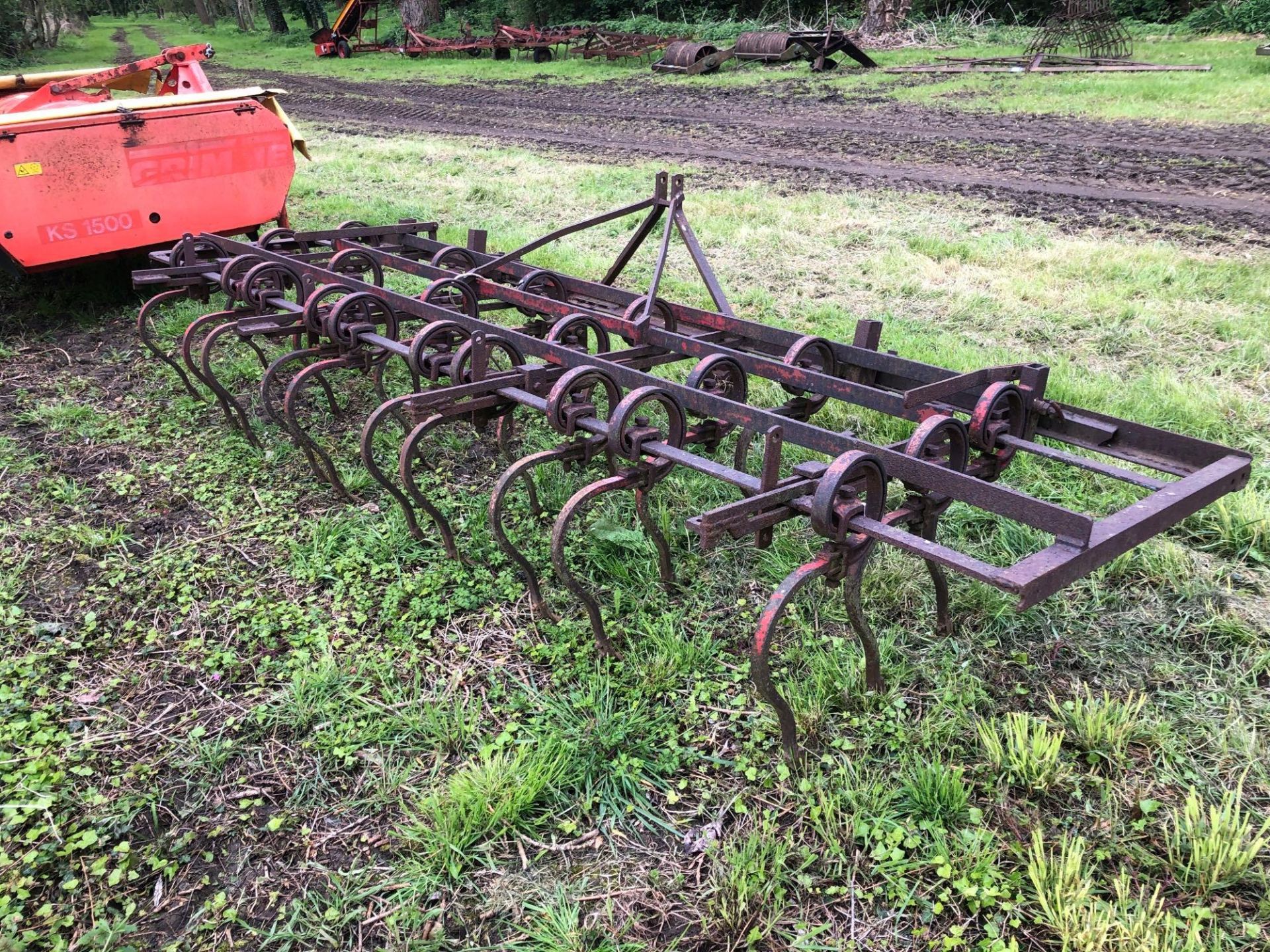 Pig tail 12ft cultivator supplied by H A Collings Ltd of Biggleswade - Image 2 of 2