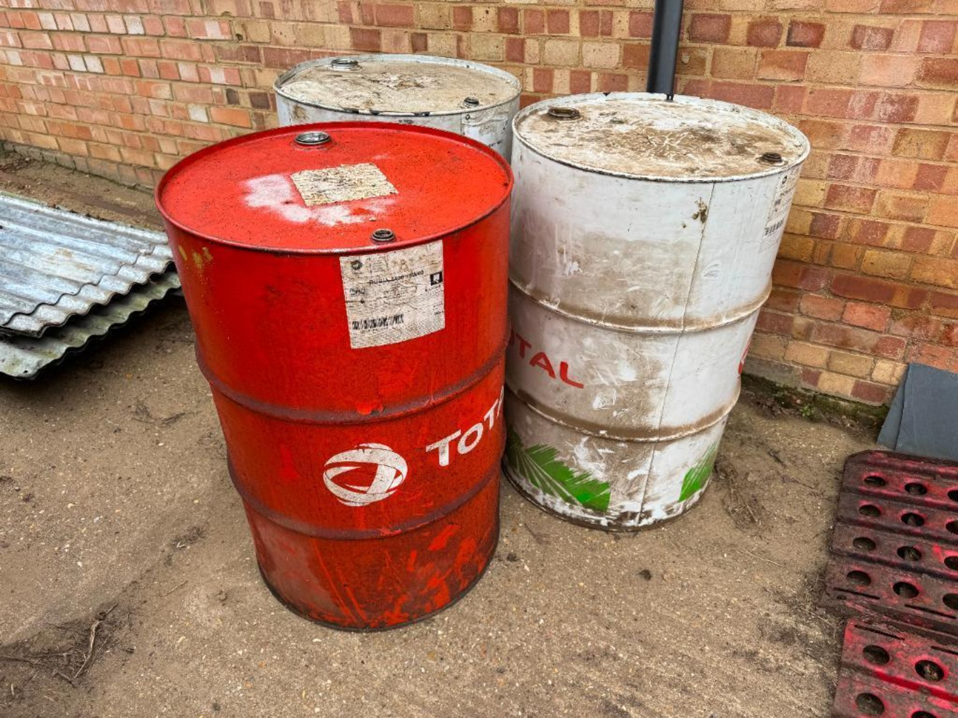 3No used oil barrels - Image 2 of 2