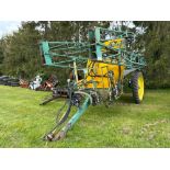 Cleanacres Airtech 24m trailed sprayer with single nozzle lines, clean water tank, 2500l tank with i