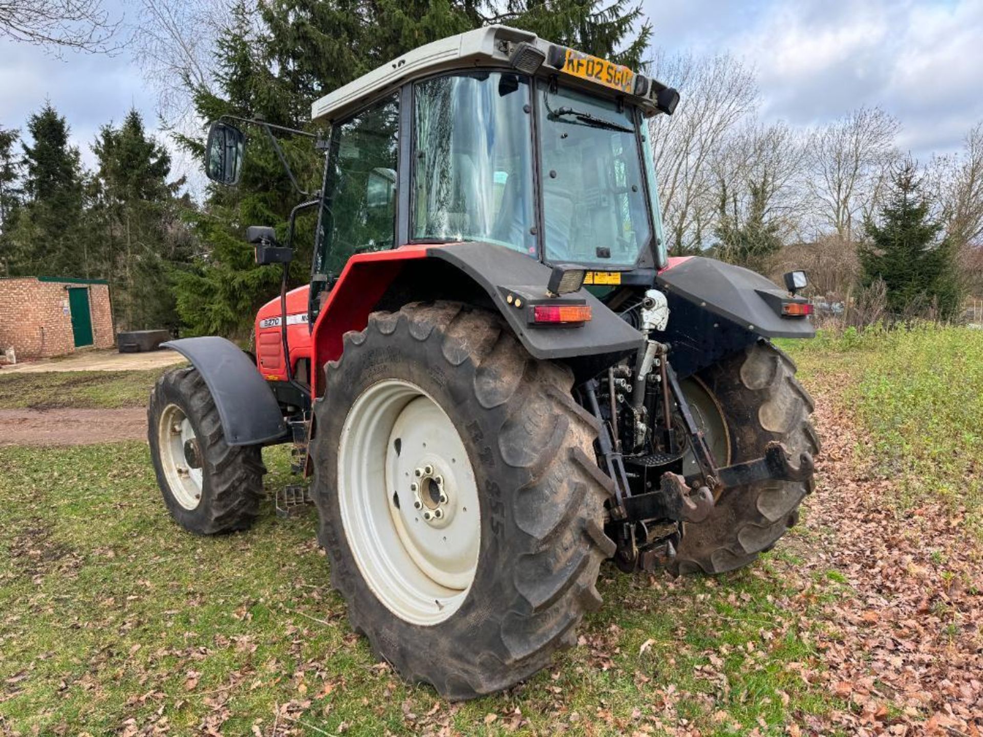 2002 Massey Ferguson 6270 Power Control 4wd tractor with 3 manual spools, 10No front wafer weights o - Bild 12 aus 26