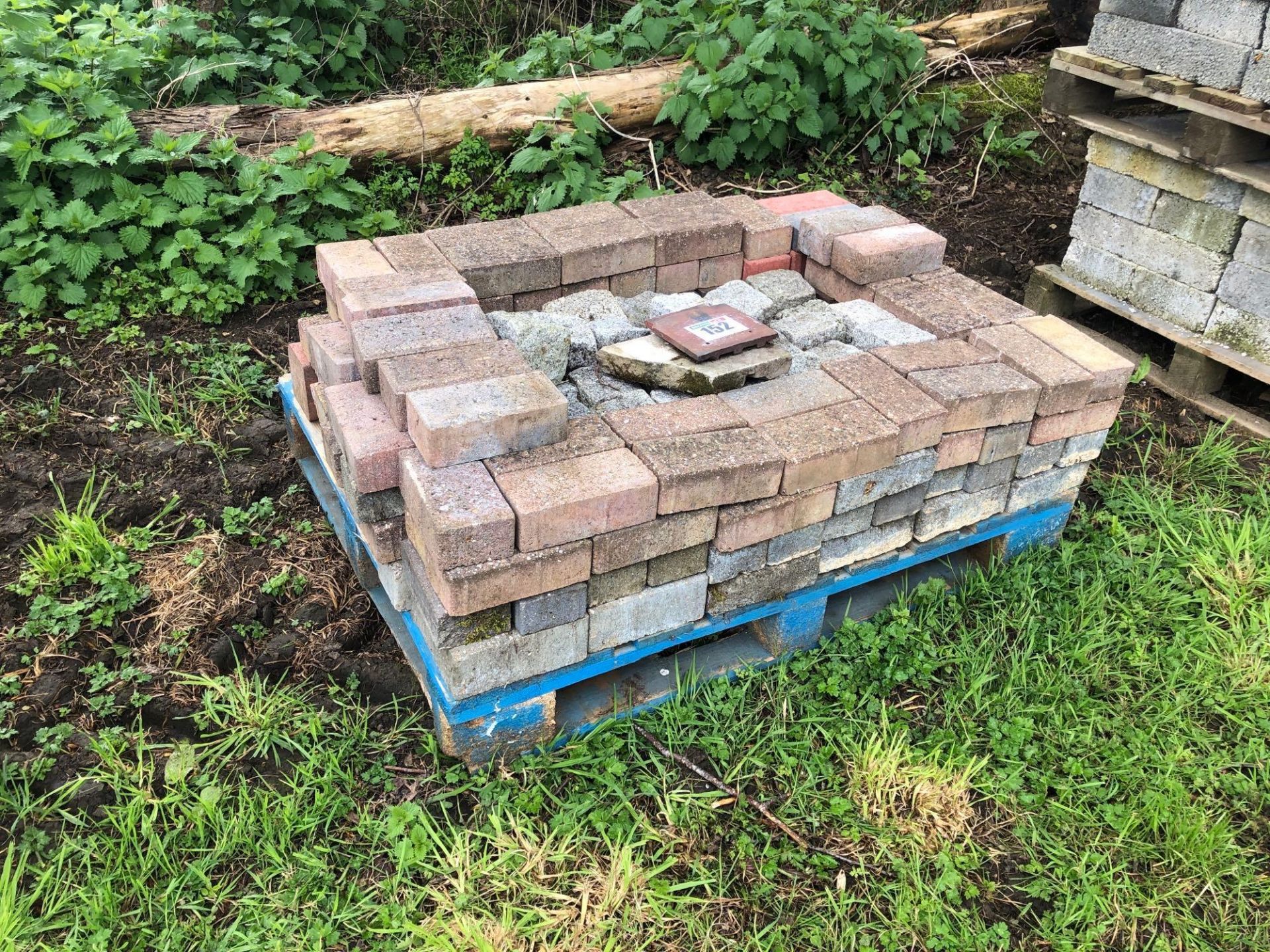 Quantity paving bricks