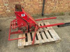 Potato crusher, hydraulic operated