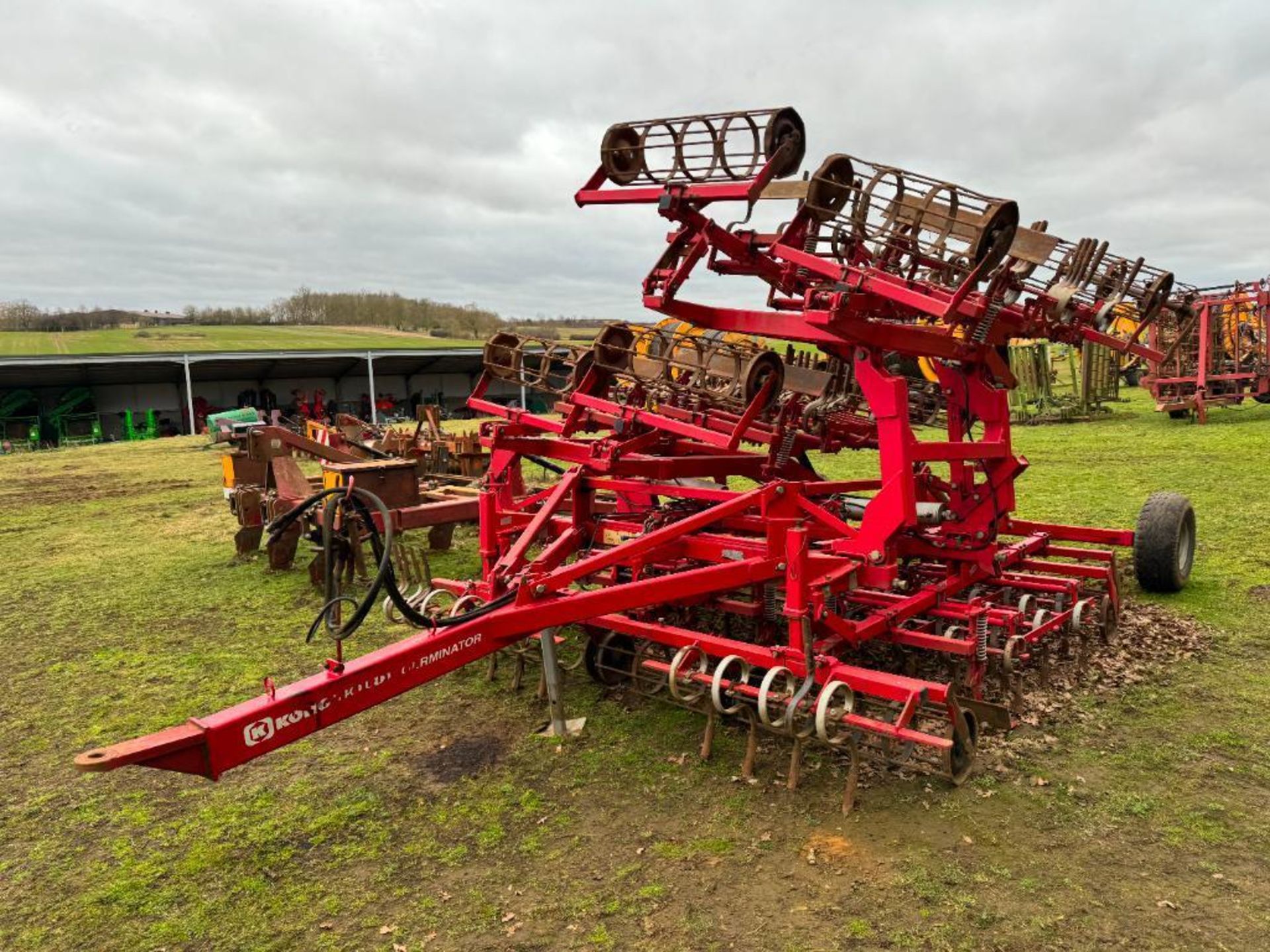 Kongskilde Germinator SP6000 6m hydraulic holding trailed cultivator - Image 7 of 9