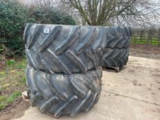 4No 710/55R30 wheels and tyres to fit Bateman RB35.