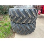 2No Michelin AxioBib 650/65R34 tyres to fit Fendt 900.