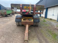 Tri-axle bale trailer (no floor) c/w dolly