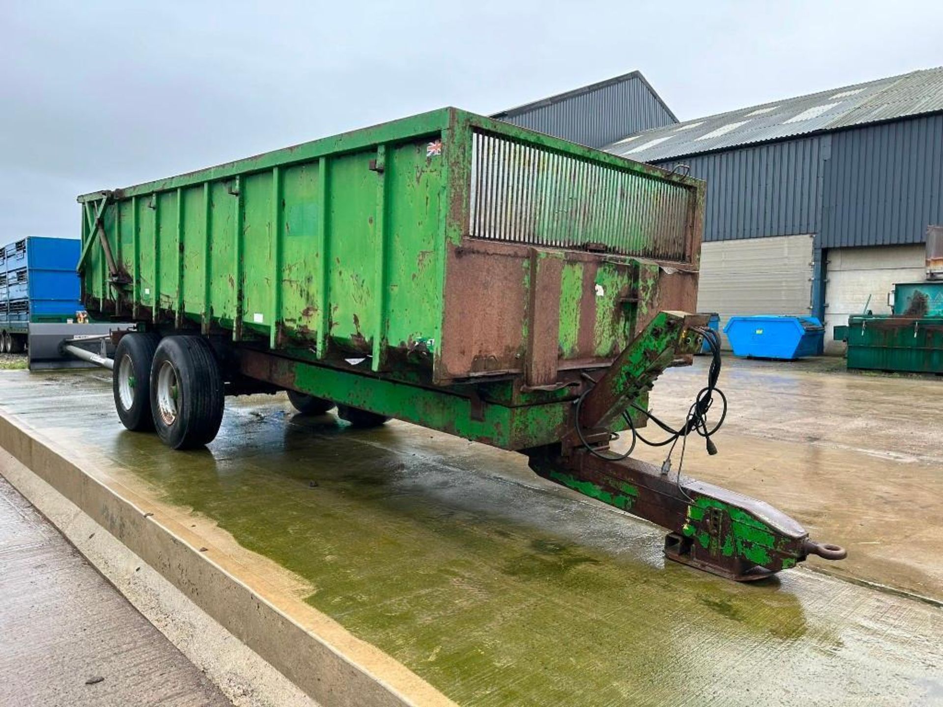 Easterby 16t twin axle grain trailer on 285/65R22.5 wheels and tyres - Image 6 of 9