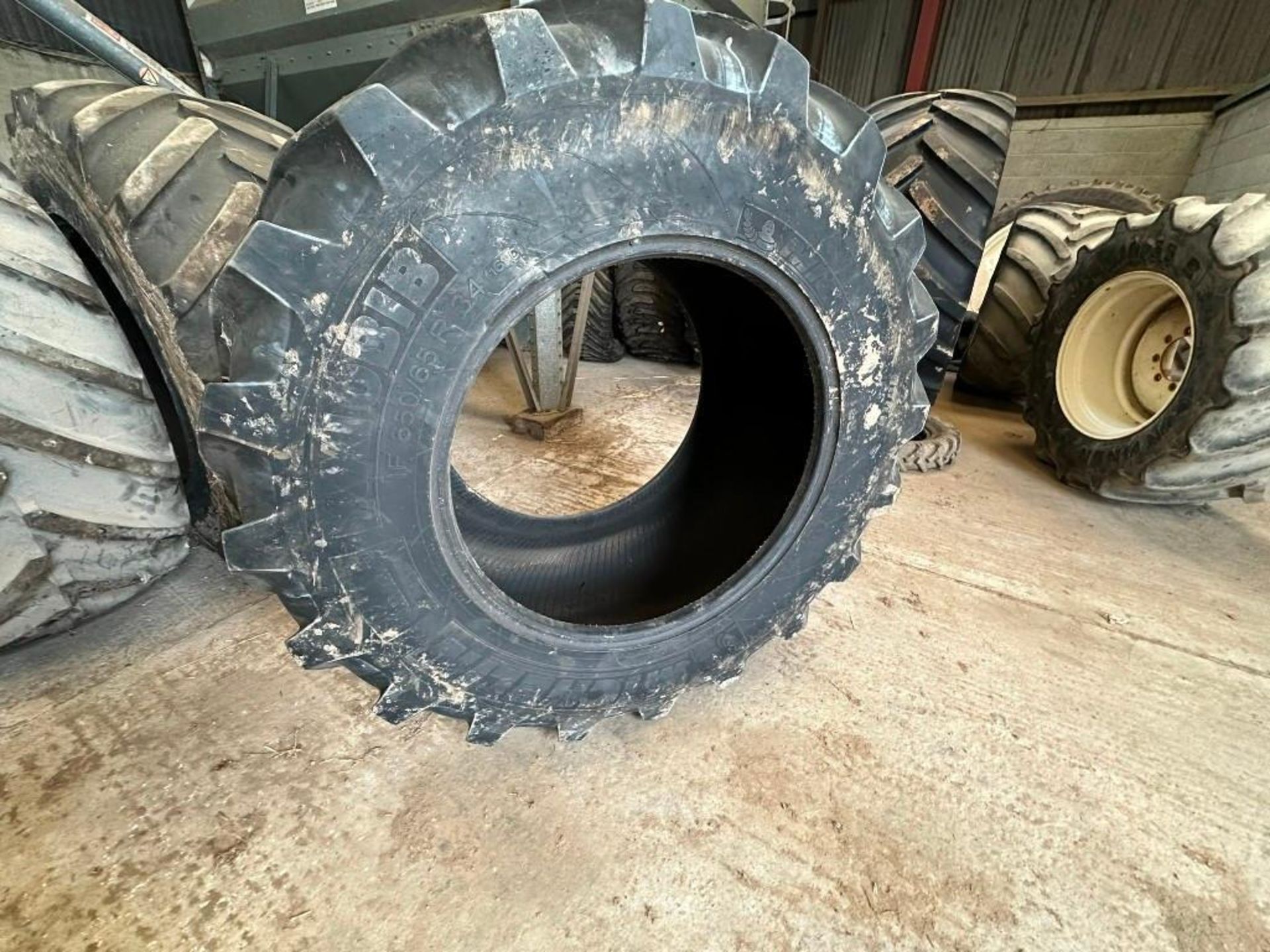 2No Michelin AxioBib 650/65R34 tyres to fit Fendt 900. - Image 3 of 5