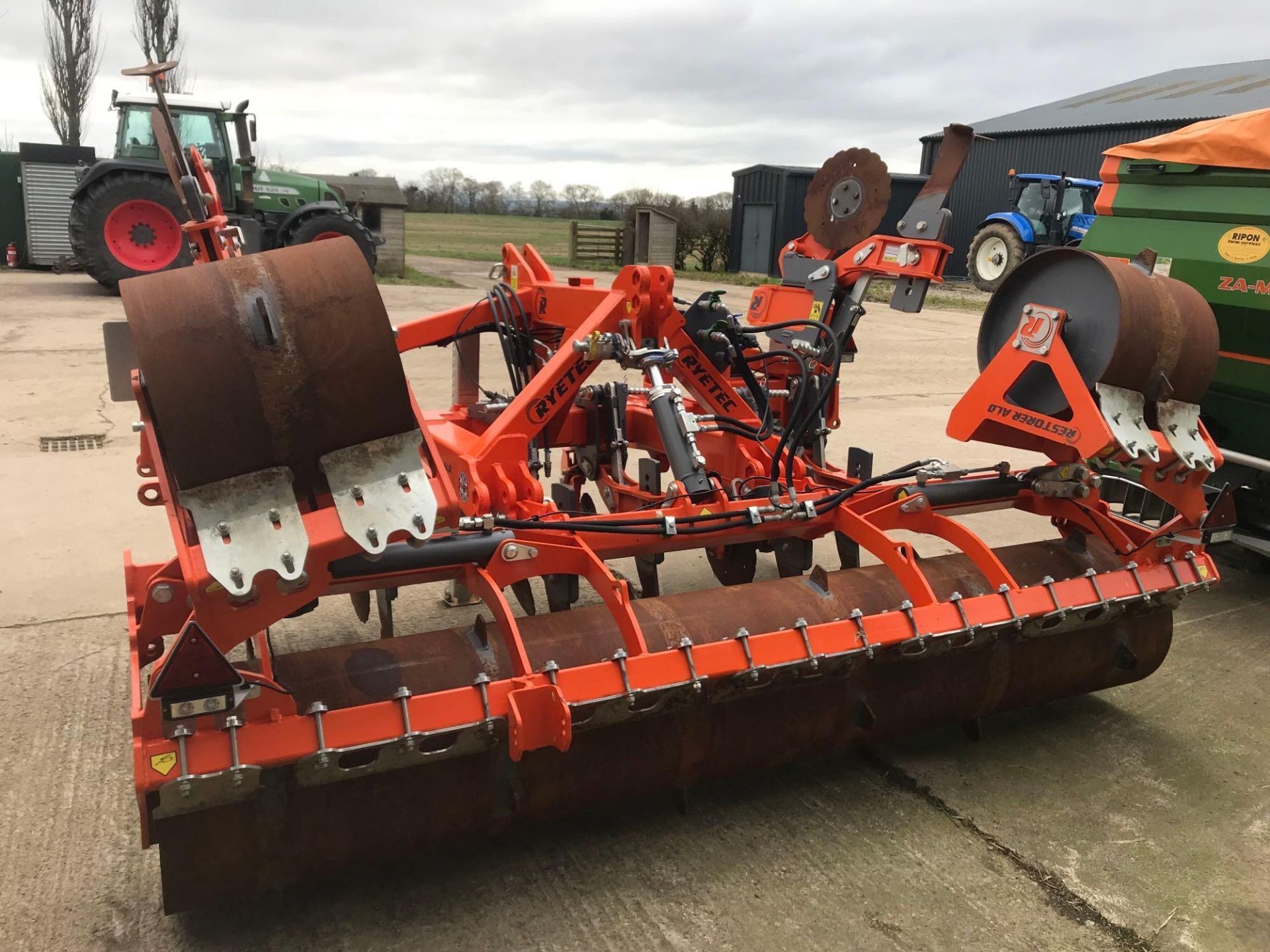 2022 Ryetec Restorer ALD-H 4m hydraulic folding subsoiler with low disturbance legs and points with - Bild 3 aus 11