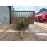 Easterby 16t twin axle grain trailer on 285/65R22.5 wheels and tyres