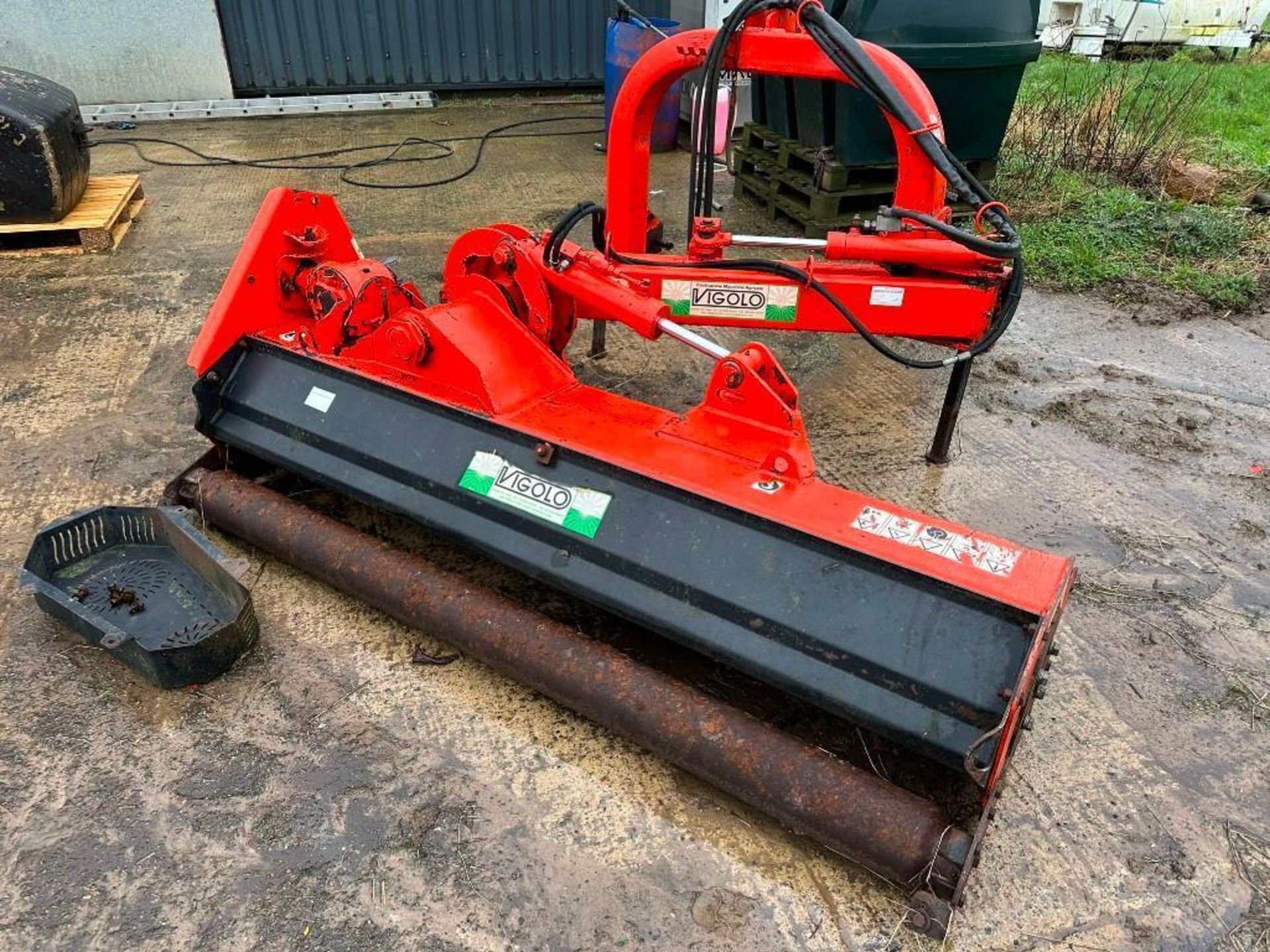 2010 Vigalo 2m flail mower (for spares or repairs) - Image 4 of 5