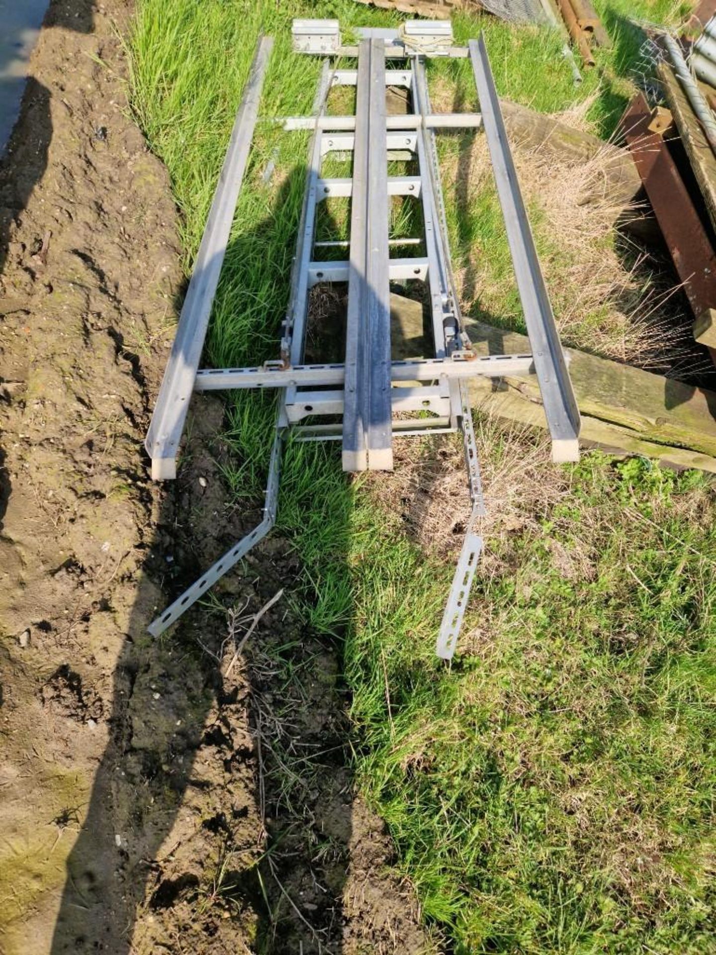 Drop Down Galvanised Steel Ladder Rack - (Suffolk)