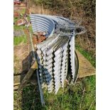 27No. Corrugated Galvanised Steel Silo Sides - (Suffolk)