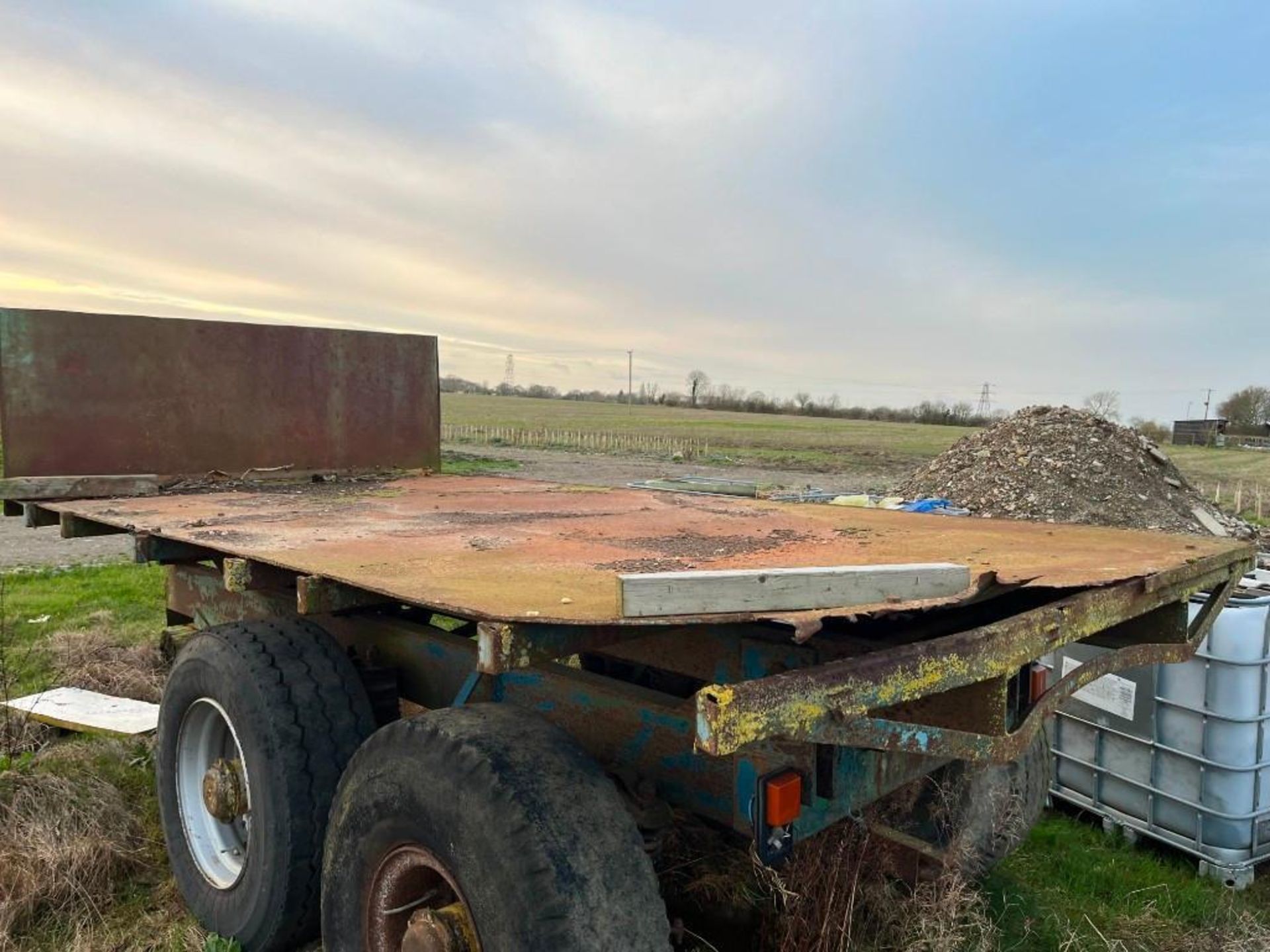 1977 Brian Legg Flat Bed Trailer - Image 4 of 6