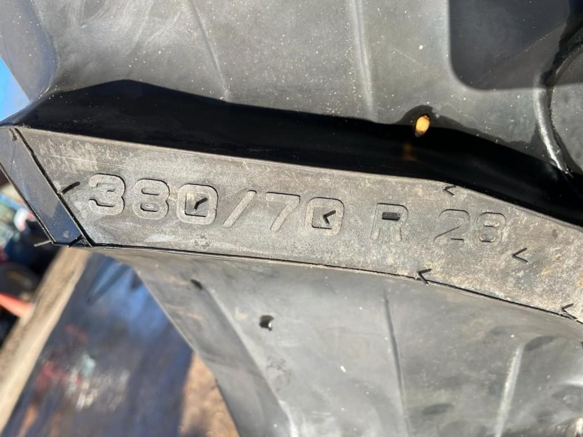 John Deere 3050 Wheels and Tyres - 380/70R28 and 480/85R38 - (Norfolk) - Image 4 of 4