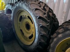 John Deere Row Crop Wheels and Tyres - 20/85R36 and 380/85R46 - (Suffolk)