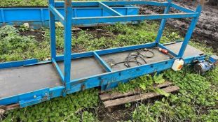 Misc 10Ft Flat Belt Conveyor On Legs - (Cambridgeshire)