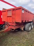 2011 DRT 8T Scissor Lift High Tip Trailer - (Lincolnshire)