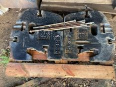 22No. New Holland 45KG Wafer Weights - (Norfolk)