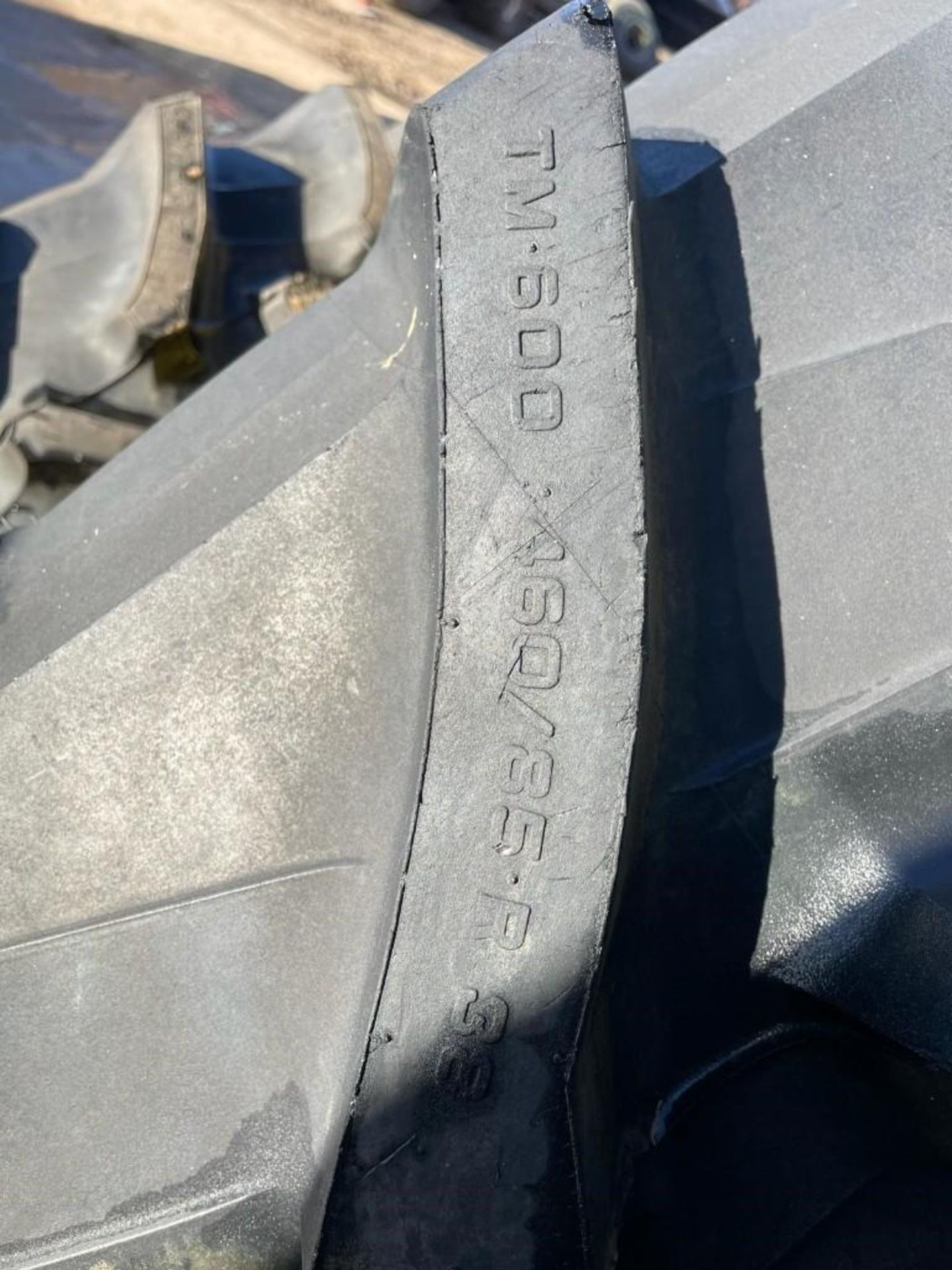 John Deere 3050 Wheels and Tyres - 380/70R28 and 480/85R38 - (Norfolk) - Image 3 of 4