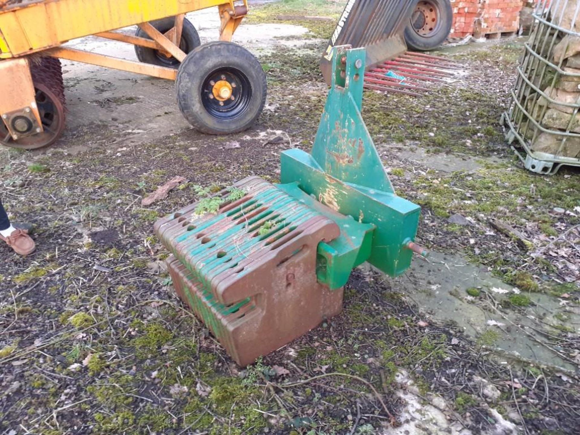 14No. John Deere 50KG Wafer Weights - (Oxfordshire)