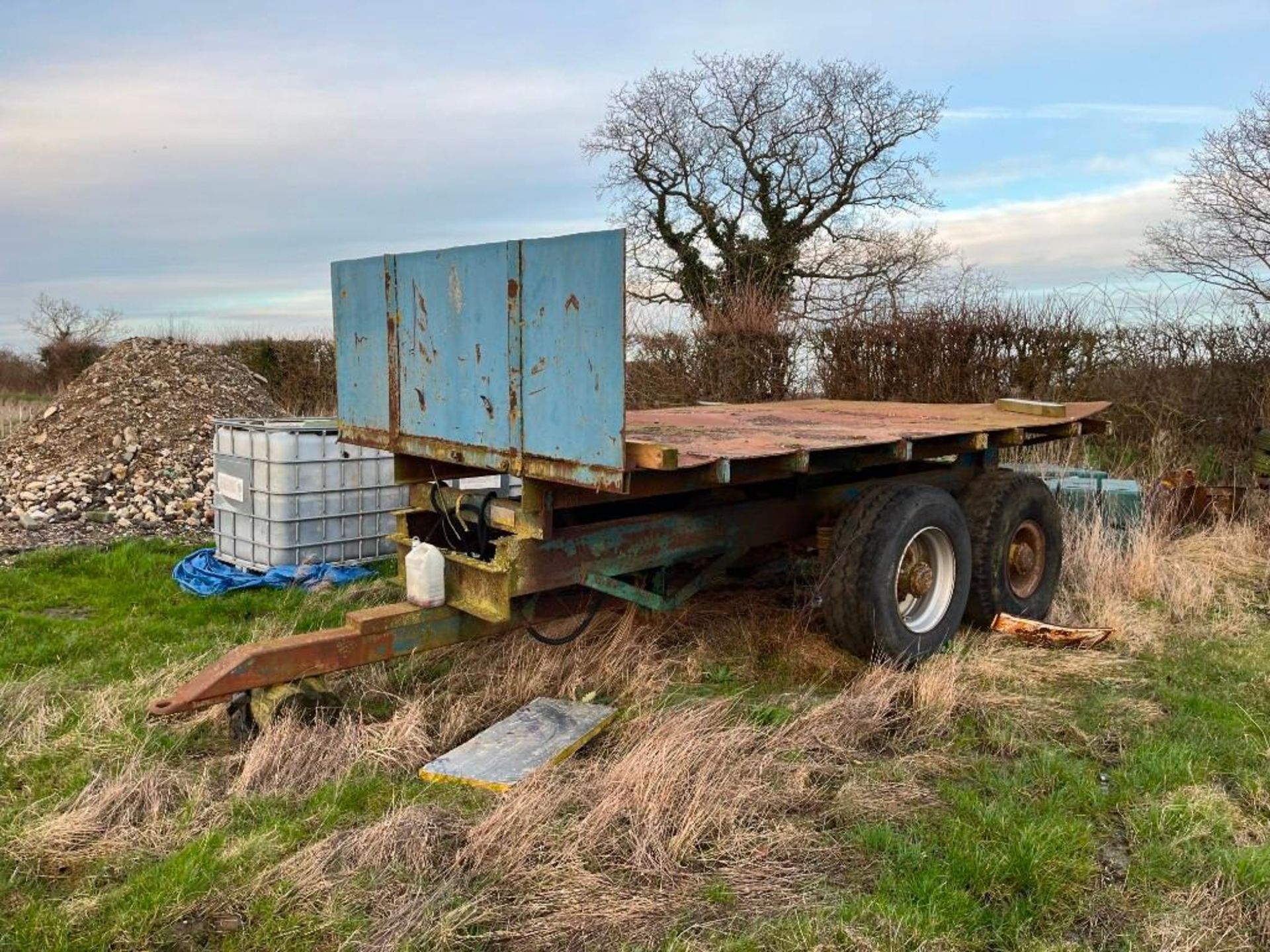 1977 Brian Legg Flat Bed Trailer