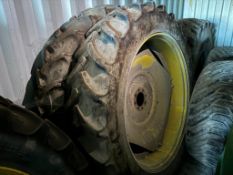 John Deere Row Crop Wheels and Tyres - 320/85R32 and 340/85R48 - (Suffolk)