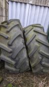 2No. Wheels and Tyres - 23R26 - (Yorkshire)