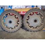 2No. Row Crop Wheels and Tyres - 9.5R44 - (Cambridgeshire)