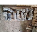 12No Various Wright Rain 4 & 5 Inch Fittings - (Norfolk)