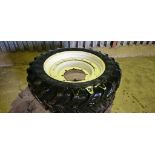 New Holland Row Crop Wheels and Tyres 320/85R34 and 420/80R46 - (Norfolk)