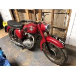 1962 BSA C15 250cc motorbike. Reg No: 714 BBD. Serial No: C15 29929. Mileage: 5,799 (showing). NB: N