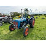 1962 Fordson Dexta 2wd diesel tractor with pick up hitch, rear linkage and rollbar on 12.4/11-28 rea